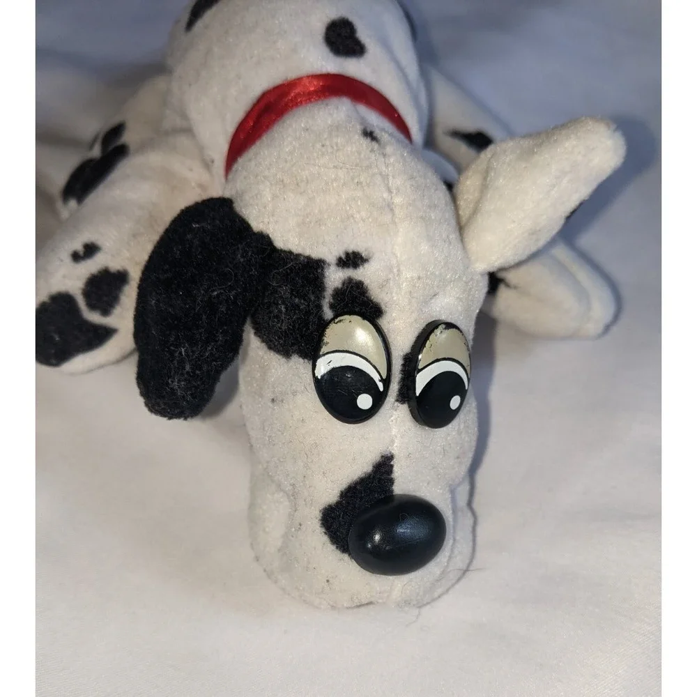 Pound Puppy Plush Tonka White Black Spots Mini 7 Inches Dog